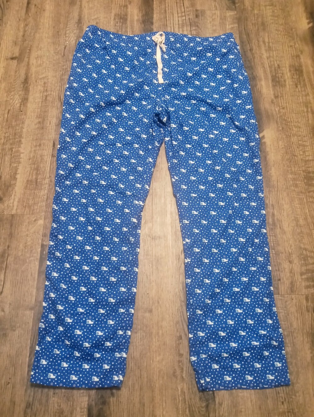Vineyard Vines Men's Pajama Lounge Pants XXL Blue Whale-Print Pajama Bottoms